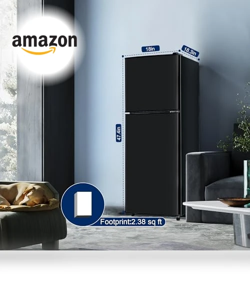 Compact Refrigerator with Freezer — Mini Fridges, rosmena