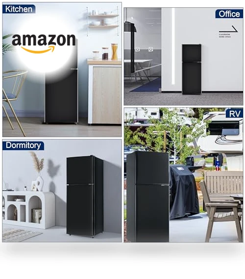 Compact Refrigerator with Freezer — Mini Fridges, rosmena