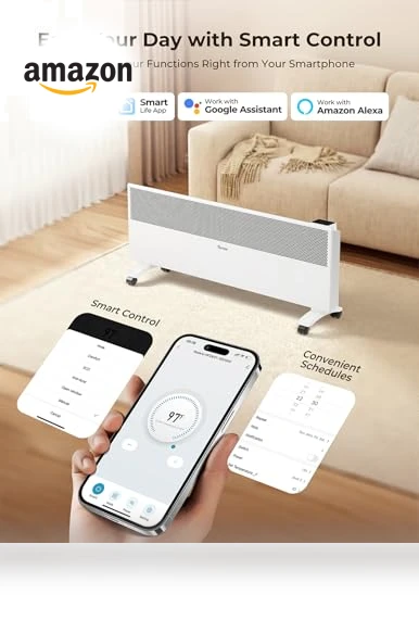 Convection Panel Space Heater — Portable Heating Solutions, Reekie