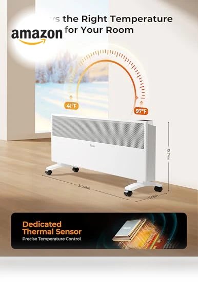 Convection Panel Space Heater — Portable Heating Solutions, Reekie