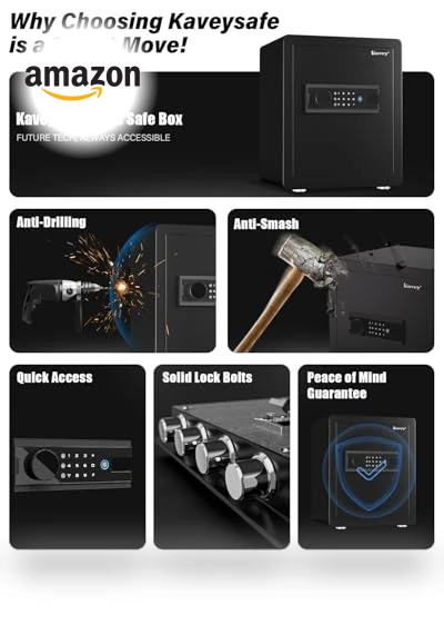 Cub Biometric Safe Box — Biometric Security, Kavey