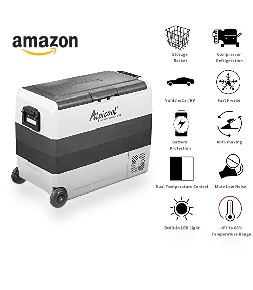 Dual Temperature Control 12 Volt Refrigerator — Coolers & Fridges, Alpicool