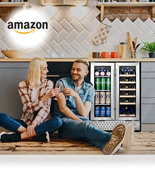 Dual Zone Wine and Beverage Refrigerator — Drink Coolers, Tylza