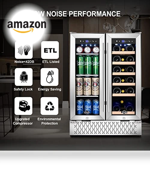Dual Zone Wine and Beverage Refrigerator — Drink Coolers, Tylza
