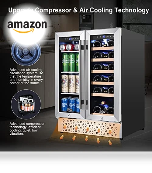 Dual Zone Wine and Beverage Refrigerator — Drink Coolers, Tylza