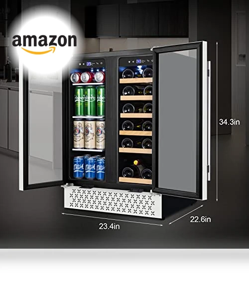 Dual Zone Wine and Beverage Refrigerator — Drink Coolers, Tylza