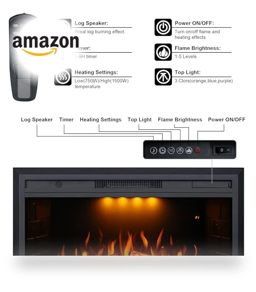 Electric Fireplace Insert — Electric Heating Solutions, Valuxhome