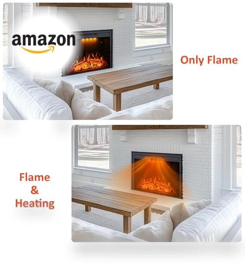Electric Fireplace Insert — Electric Heating Solutions, Valuxhome
