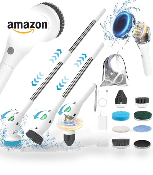 Electric Spin Scrubber — Brushes, Clenzo