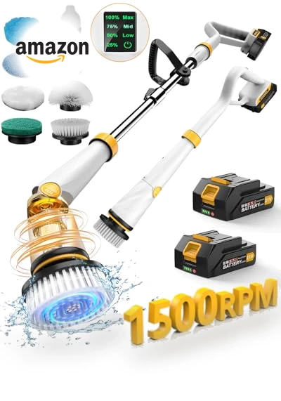 Electric Spin Scrubber — Brushes, qimedo