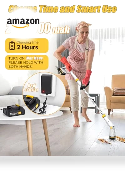Electric Spin Scrubber — Brushes, qimedo