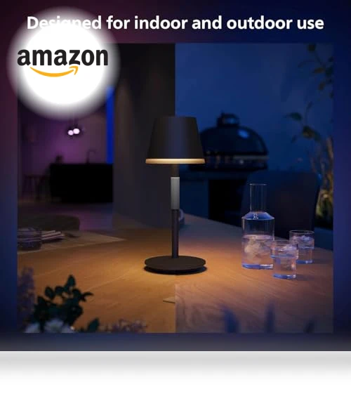 Go Smart Portable Table Lamp — LED, Philips Hue