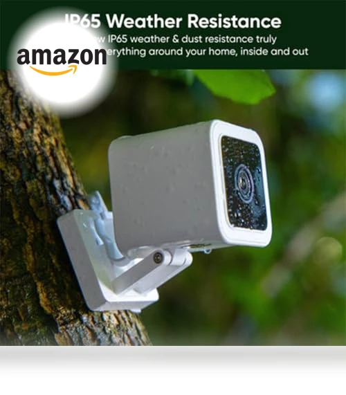 HD WiFi Wired Indoor/Outdoor Home Security Camera — Smart Home Security, Wyze