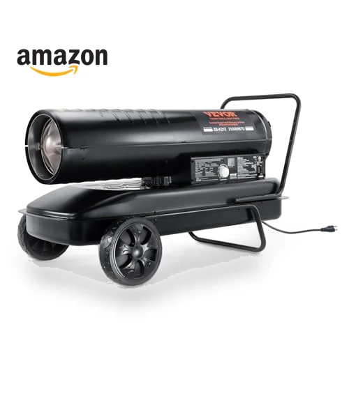 Kerosene Forced Air Heater — Portable Kerosene Heaters, VEVOR