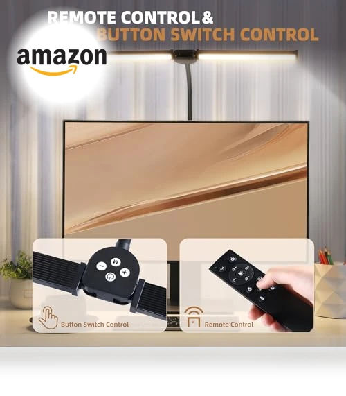 LED Desk Lamp with Clamp and Remote Control — Study & Desk Lighting, Motumen