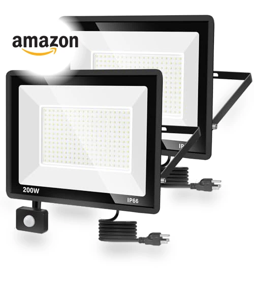 LED Motion Sensor Flood Light — Outdoor Security & Flood Lighting, YANYCN