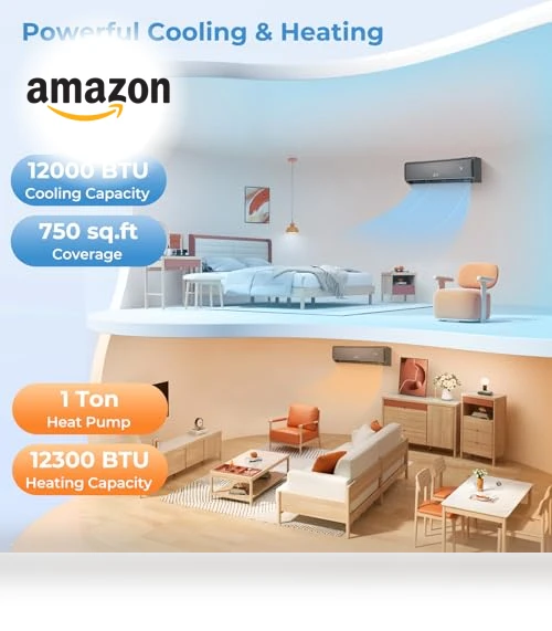 Mini Split Air Conditioner & Heater — Split-System, COSTWAY