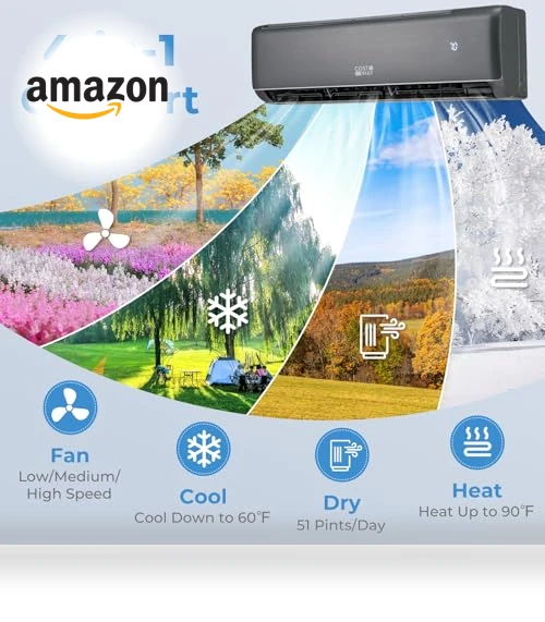 Mini Split Air Conditioner & Heater — Split-System, COSTWAY
