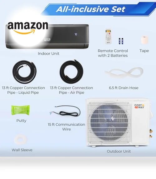 Mini Split Air Conditioner & Heater — Split-System, COSTWAY
