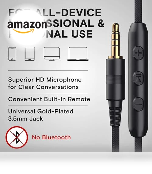 On-Ear Headphones Wired with Mic — Over-Ear Headphones, Artix