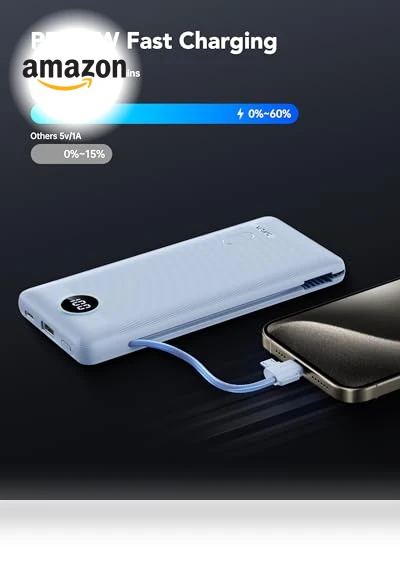 Portable Charger with Wall Plug and Cables — Mobile Power Solutions, VRURC