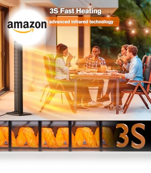 Portable Outdoor Heater — Portable Heating Solutions, FLOWBREEZE