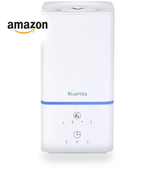 Premium Essential Oil Diffuser Humidifier Combo — Air Moisturizers, BlueHills
