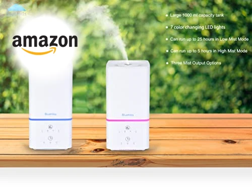 Premium Essential Oil Diffuser Humidifier Combo — Air Moisturizers, BlueHills