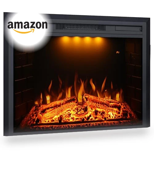 Recessed Electric Fireplace Insert — Electric Heating Solutions, Valuxhome