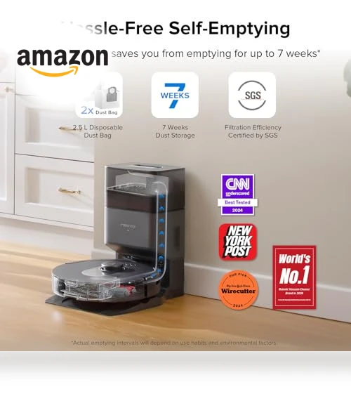 Robot Vacuum with Self-Empty Dock — Smart Cleaning Robots, Roborock
