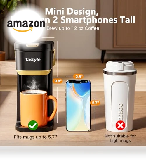 Single Serve One Cup Coffee Maker — Single-Cup Coffee Makers, Tastyle