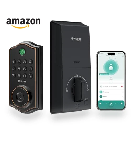 Smart Deadbolt Lock for Front Door — Locks, GHome Smart