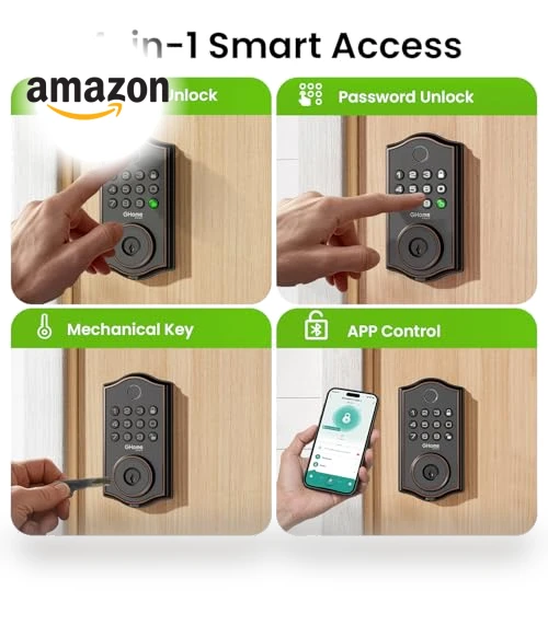 Smart Deadbolt Lock for Front Door — Locks, GHome Smart