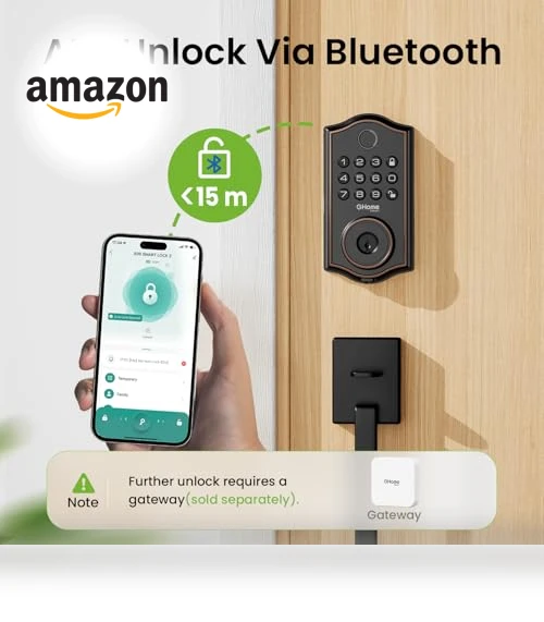 Smart Deadbolt Lock for Front Door — Locks, GHome Smart