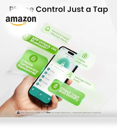 Smart Deadbolt Lock for Front Door — Locks, GHome Smart