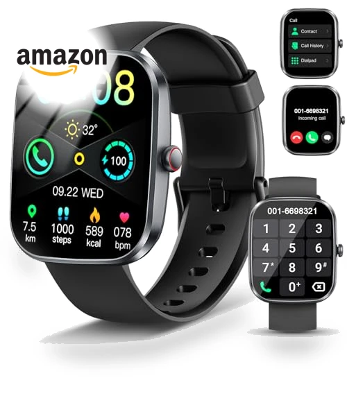Smart Watch with Bluetooth Call and Fitness Tracking — Smartwatches, Soudorv