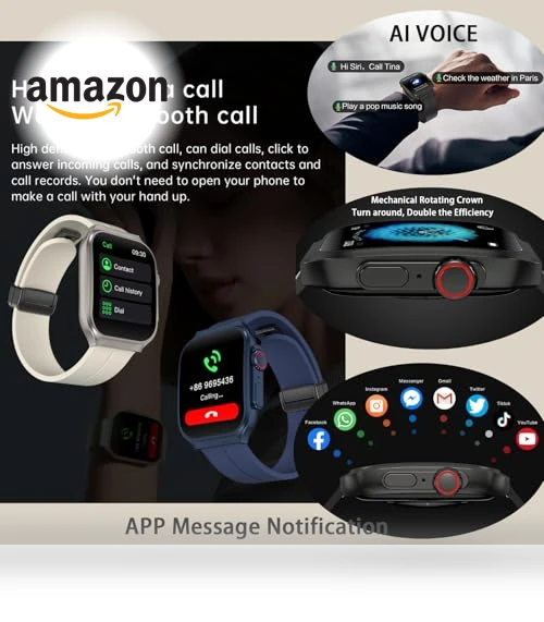 Smart Watch with Bluetooth Call — Smartwatches, MYLAMZAL