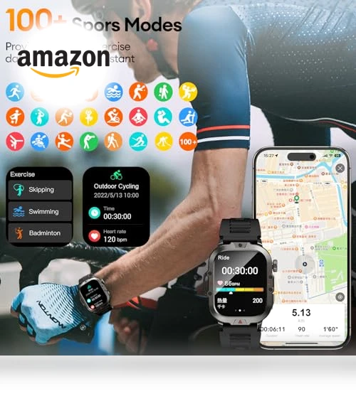 Smart Watch with HD Display — Smartwatches, XINGLINSHOE
