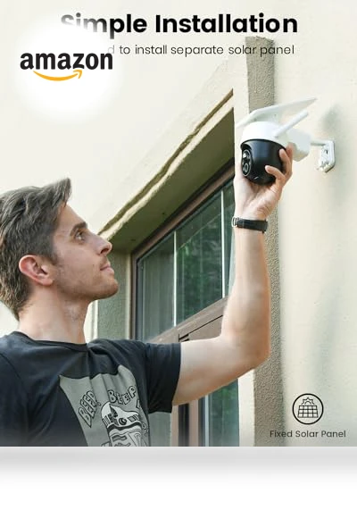 Solar Camera Security Outdoor — Security Cameras, AOSU