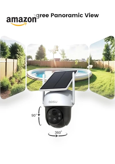 Solar Camera Security Outdoor — Security Cameras, AOSU