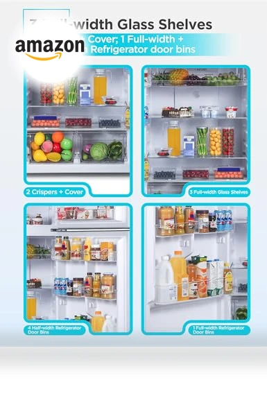 Top Mount Refrigerator with Freezer — Cold Storage Solutions, BLACK+DECKER