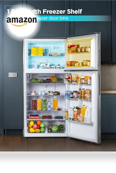 Top Mount Refrigerator with Freezer — Cold Storage Solutions, BLACK+DECKER