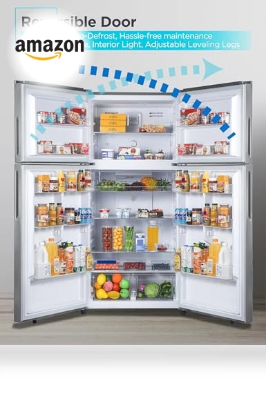 Top Mount Refrigerator with Freezer — Cold Storage Solutions, BLACK+DECKER