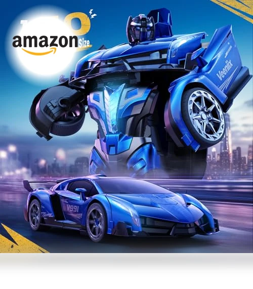 Transform Remote Control Car — Interactive Figures & Robots, Veeniix