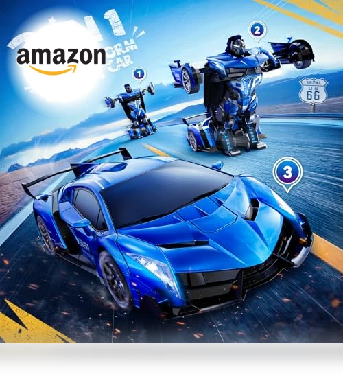 Transform Remote Control Car — Interactive Figures & Robots, Veeniix
