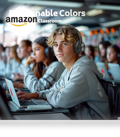 Wired Headphones 12-Pack Bulk for School Students Kids K-12 Classroom — Over-Ear Headphones, AILIHEN