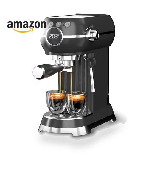 20 Bar Espresso Machine with Milk Frother — Semi-Automatic Espresso Machines, HBN