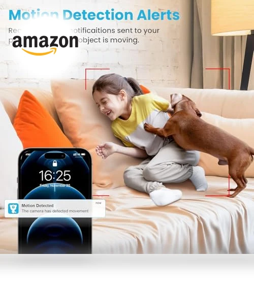 2K Indoor Security Camera — Baby Monitors, litokam