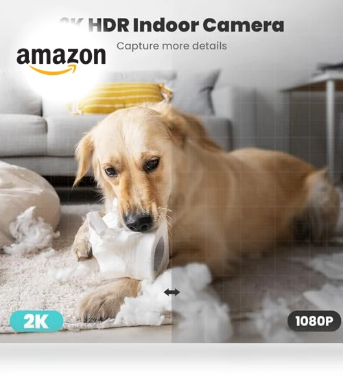 2K Indoor Security Camera — Baby Monitors, litokam