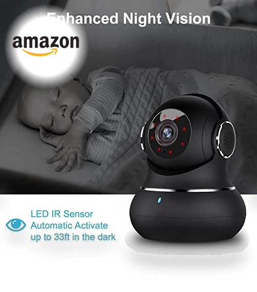 2K Indoor Security Camera — Baby Monitors, litokam